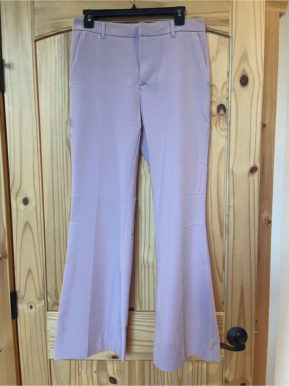 Banana Republic Light Lavender Flare Pants